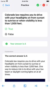 Colorado Driving Test -DMVCool screenshot 7
