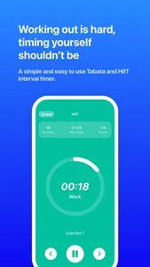 Hiit Timer & Tabata stopwatch screenshot 0