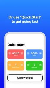 Hiit Timer & Tabata stopwatch screenshot 2