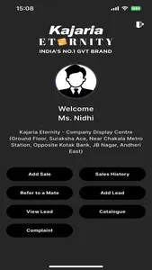 Kajaria App screenshot 1