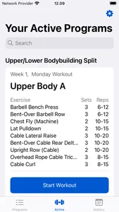 GymPath: Workout Tracker / Log screenshot 1