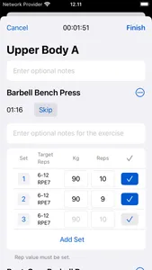 GymPath: Workout Tracker / Log screenshot 2