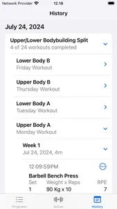 GymPath: Workout Tracker / Log screenshot 4
