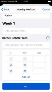GymPath: Workout Tracker / Log screenshot 9