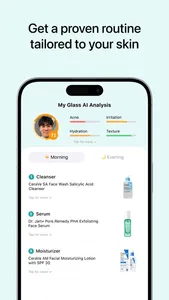 Glass: AI Skincare & Acne Scan screenshot 2