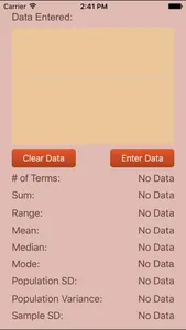 Statistics Calculator screenshot 2