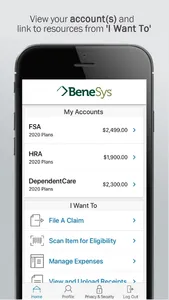 Benesys Inc HRA App screenshot 0