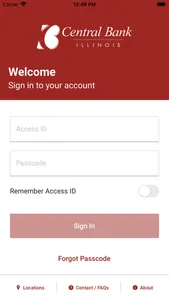 Central Bank Illinois Mobile screenshot 1