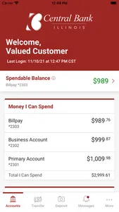 Central Bank Illinois Mobile screenshot 2