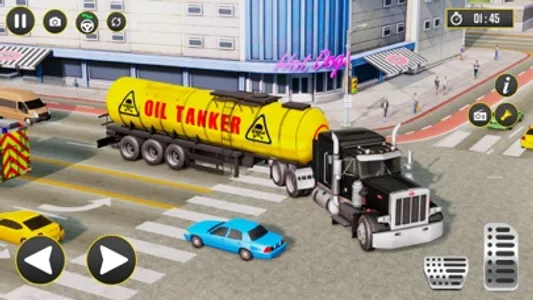 Oil Tanker Semi Truck Games 3D screenshot 0