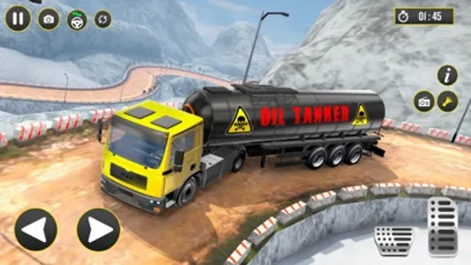 Oil Tanker Semi Truck Games 3D screenshot 2
