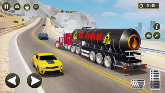 Oil Tanker Semi Truck Games 3D screenshot 5