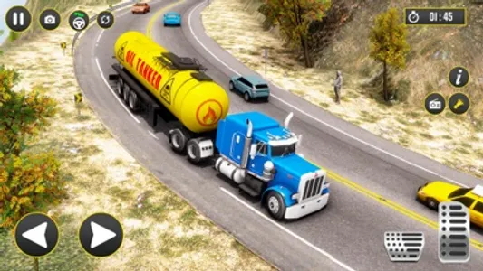 Oil Tanker Semi Truck Games 3D screenshot 7