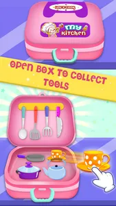 Toy Kitchen Set Food Cooking screenshot 0