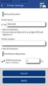 PDC Printer Application screenshot 1