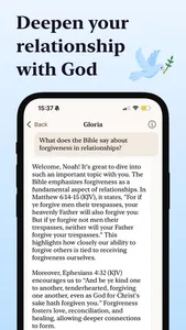 Holy Bible Chat: Gloria † screenshot 1