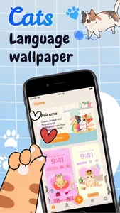 DIY Cat Language Wallpaper screenshot 0