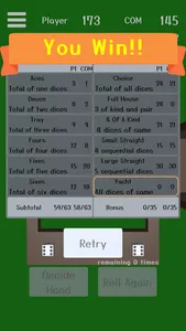 Yacht Dice Online screenshot 2