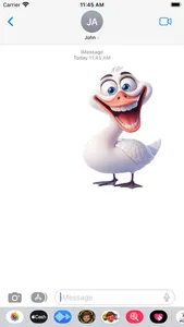 Happy Swan Stickers screenshot 3