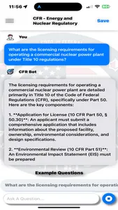 CFR AI - Title 10 screenshot 2