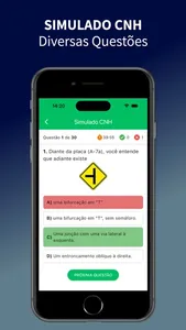 Simulado CNH: Prova 2025 screenshot 2