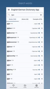 English-German Dictionary Pro screenshot 1