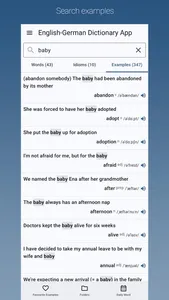 English-German Dictionary Pro screenshot 3