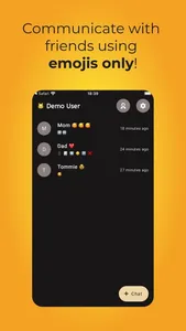 Emojichat - Emoji-Only Chat screenshot 0