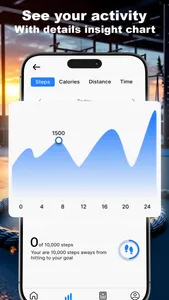 Step Up: Count & Track Steps screenshot 1