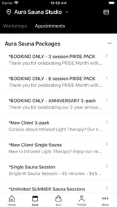 AURA Sauna Studio screenshot 1