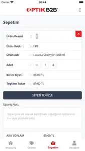 Optik B2B screenshot 3