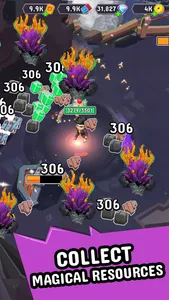 Wizario: Idle Survival screenshot 1