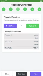 Receipt Generator v2 screenshot 3