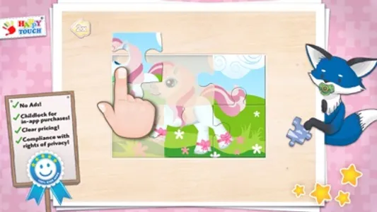 GIRLS-GAMES PUZZLE Happytouch® screenshot 0