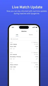 Spogenie-Badminton Scoring App screenshot 2