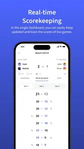 Spogenie-Badminton Scoring App screenshot 3