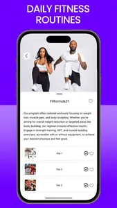 FitFormula21 Fitness screenshot 1
