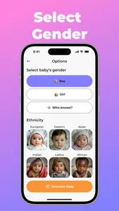 AI Baby Face Generator. Filter screenshot 0