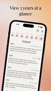 5 Year Journal: Daily Diary screenshot 1