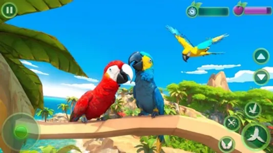 Wild Parrot Family Simulator screenshot 0