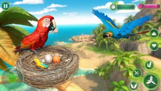 Wild Parrot Family Simulator screenshot 1