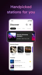FM Radio: Music, Sports & News screenshot 1