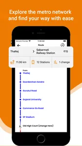 Metro Schedule - Ahmedabad screenshot 2