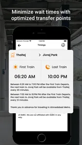 Metro Schedule - Ahmedabad screenshot 5