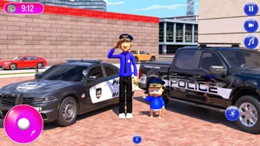 Baby And Daddy Police Officer screenshot 0