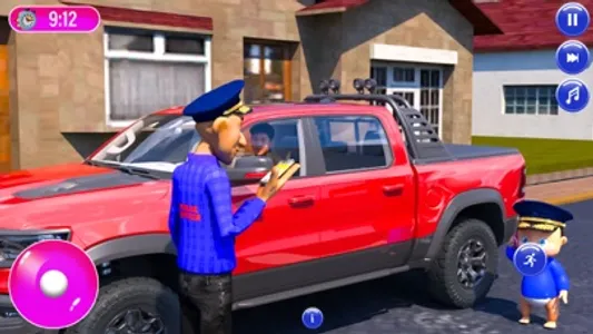 Baby And Daddy Police Officer screenshot 2