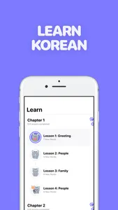 Learn Korean - LingoCat screenshot 0