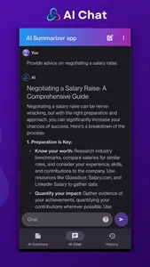 AI Summary screenshot 3