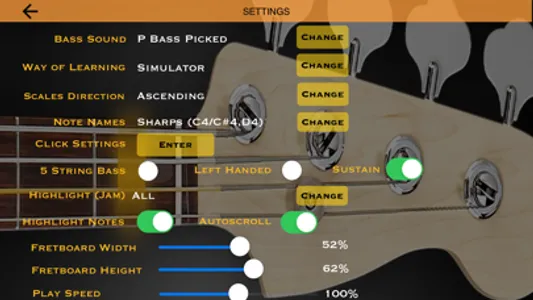 Bass Guitar Tutor Pro screenshot 4