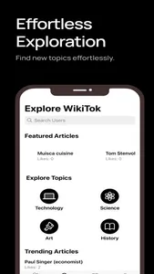 WikiTok - Scroll, Read & Learn screenshot 5